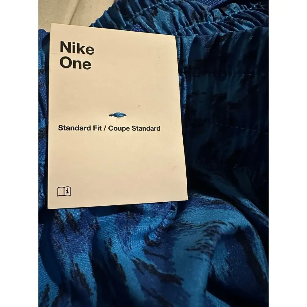Nike Girls' One Woven High Rise Printed Shorts Size Med.